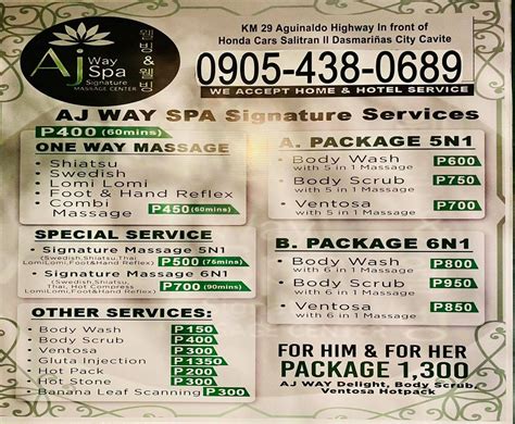 cavite spakol|Ajway massage & spa Dasmariñas cavite.